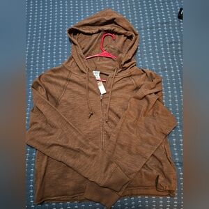 PINK Brown sweater. Size Medium.